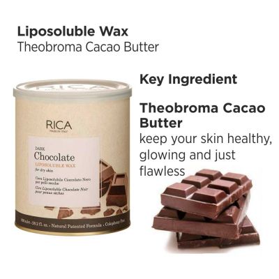 Rica Dark Chocolate Wax (800 ml) 