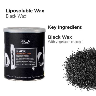 Rica Black Liposoluble Wax-800 ML