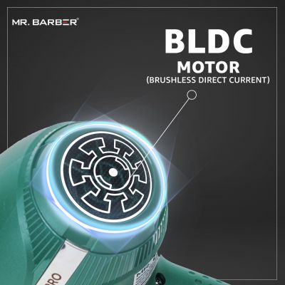 Mr. Barber Infinity Pro BLDC Green